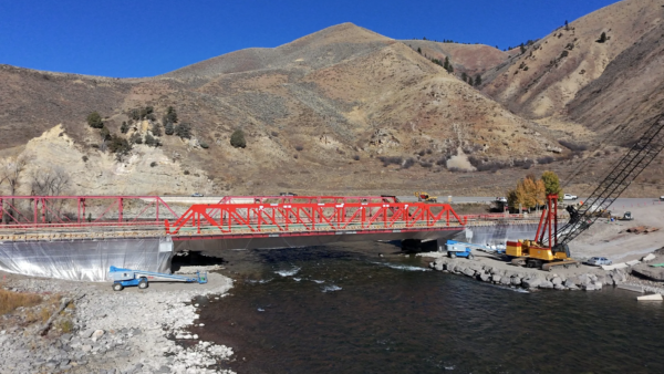 Photo of the historic Astoria Bridge in Jackson, Wyoming